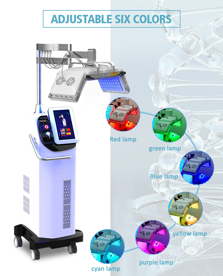 Customizable PDT Machine With 1500PCS LEDs For Skin Rejuvenation Treatment