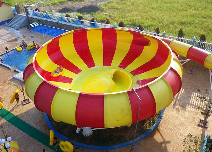 Multi Color Huge Water Slide Water Park Attraction Equipment 38 X 30m Floor Space