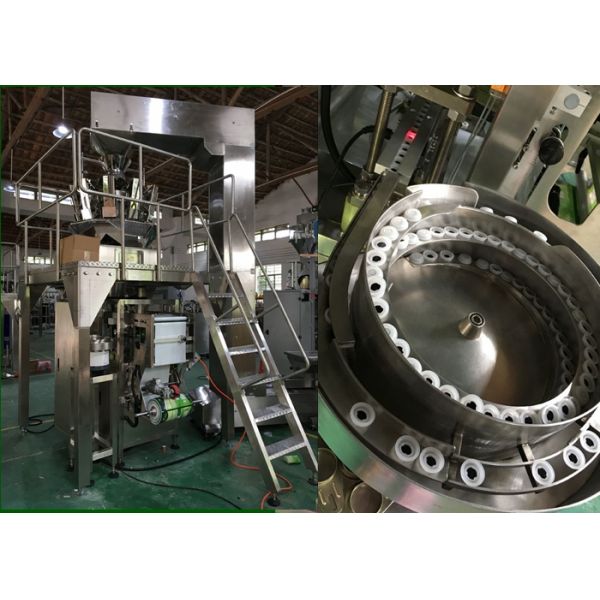 Stainless Steel Coffee Bean Packing Machine Bag With Valve