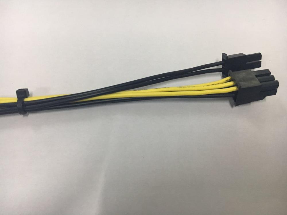 Pci-express Power Adapter Cable Power Y Cable Graphics Card Cable 8pin-2x(6+2pin) Male to Dual 8pin 6+2pin Female Computer