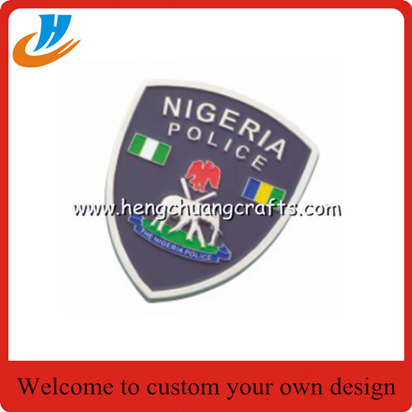 Gold medal badge Police military souvenir lapel pins Competitive price custom wholesale