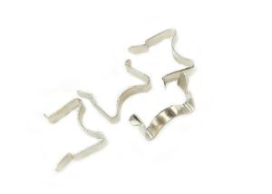 Wholesale Nickel Finish Metal Stamping Parts Grey Steel Spring Battery Contacts for Electronics from china suppliers