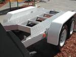 Commercial 14x6Ft Tandem Equipment Trailer , Heavy Equipment Hauling Trailer