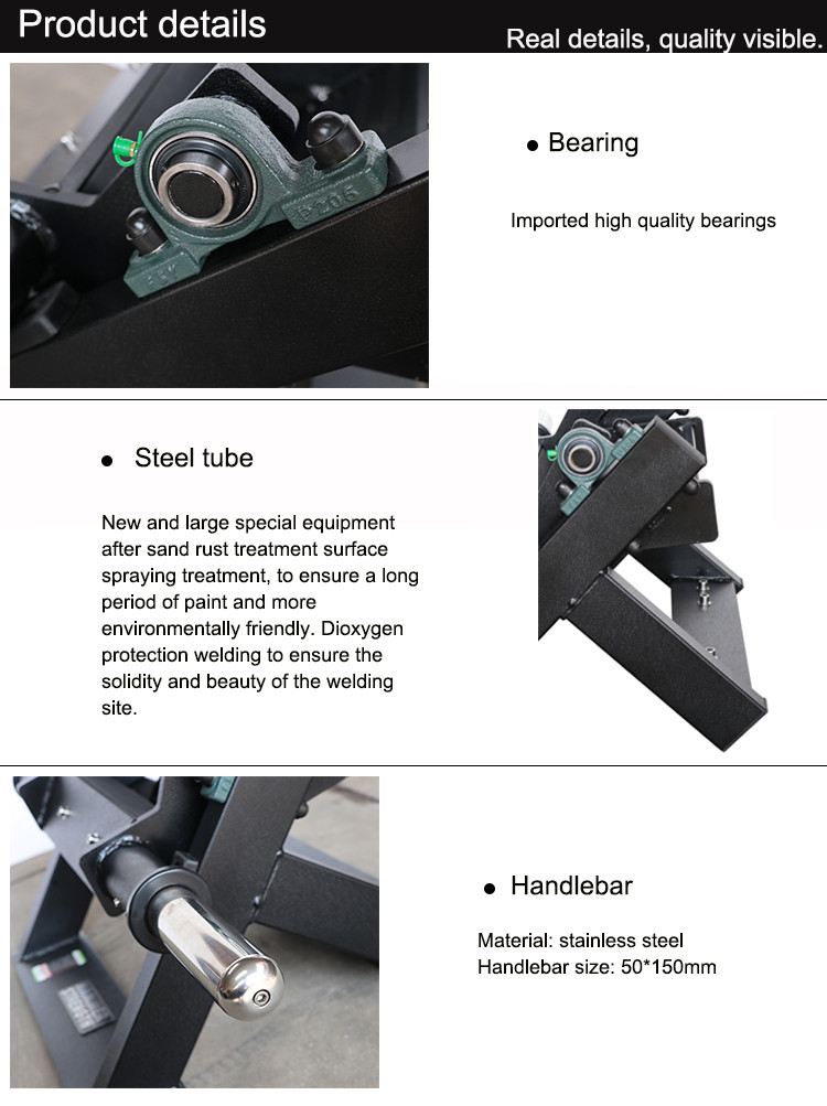 600kg Max Bearing Hammer Strength Plated Loaded Equipment / Tibia Dorsi Flexion Machine