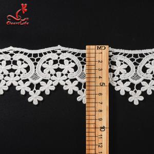 Wholesale 100% Cotton Water Soluble Flower Lace Trim For Clothing Pollution - Free from china suppliers