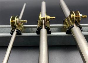 Wholesale 3/8'' 3/4'' Galvanized Steel Strut Mounted Cushion Clamps from china suppliers