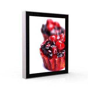 Wholesale Digital Led Photo Frame Light Box , Glass Advertising Restaurant Menu Light Box from china suppliers