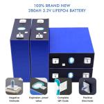 8000 Cycle EVE 3.2V 280AH LFP Lifepo4 Battery Cells A Grade 5.49kg For Solar