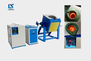 Wholesale Electric Induction tilting crucible furnace for melting iron/copper/aluminum from china suppliers
