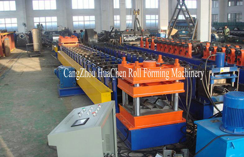 Hydraulic Automatic Highway Guardrail Roll Forming Machinery with CE Certificate