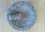 Kitchen Spice Grinding Stone Mortar And Pestle Press Garlic Pounder 20cm
