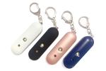 ABS 130DB Women's Siren Alarm Keychain Safety Alert Keychain CR2032 Battery