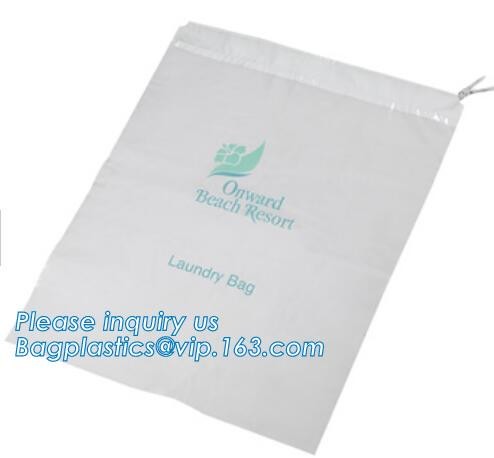 Biodegradable Environment friendly LDPE Plastic bags with DRAWSTRING closure bags, backpack, drawtape bag, essentials