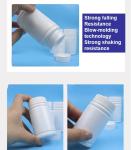 Capsules White Medicine Bottle HDPE Empty Pill Bottle 40ml