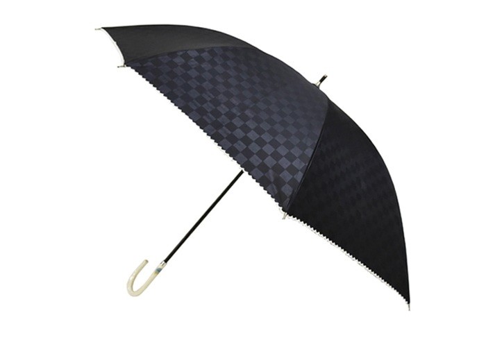 Black Hand Open Kids Compact Umbrella UV Coating Inside 8mm Metal Shaft