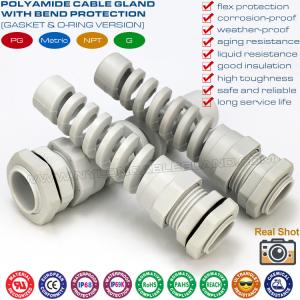 Wholesale Twist-Protecting PG Plastic Cable Glands, Bend-Protecting PG7-PG21 Waterproof Nylon Cable Protectors from china suppliers