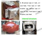 D, DS pontoon type oil tank, air pipe head, float type oil tank breather cap,