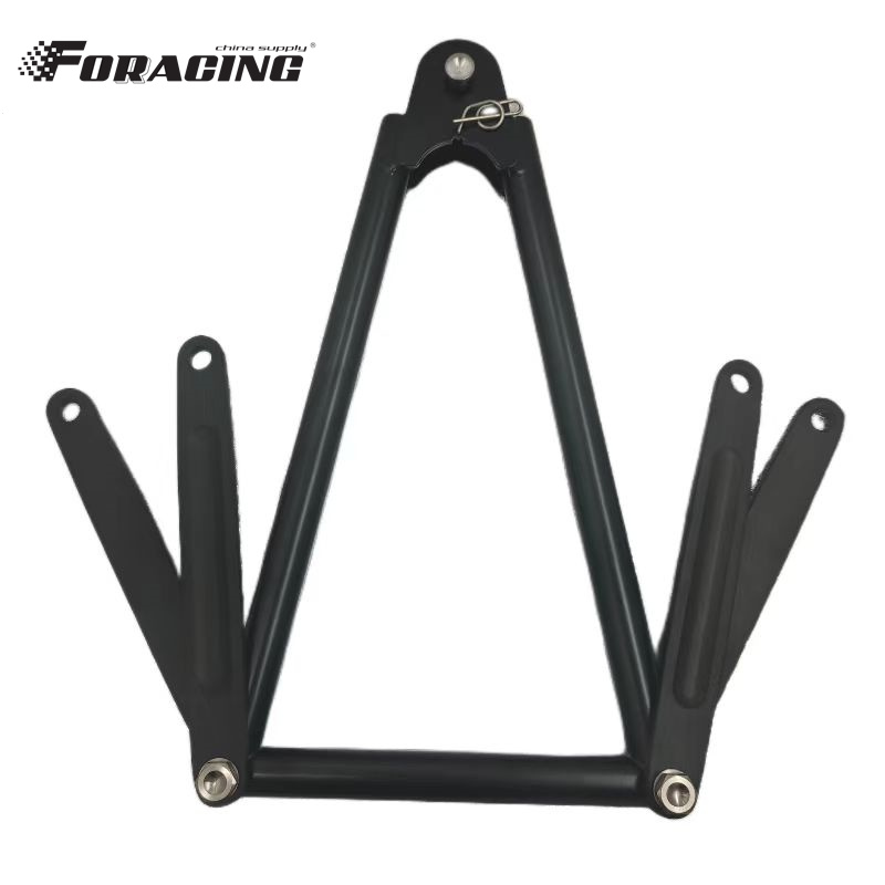 Universal Fitment 13-5/8" Black Jacobs Ladder Kit 1 hole and 3 hole Chromoly 4130 for Sturdy Sprint Car Racing Car