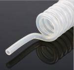 Medical Grade 100% Premium Flexible Silicone Rubber Tubing Spiral Type Customize
