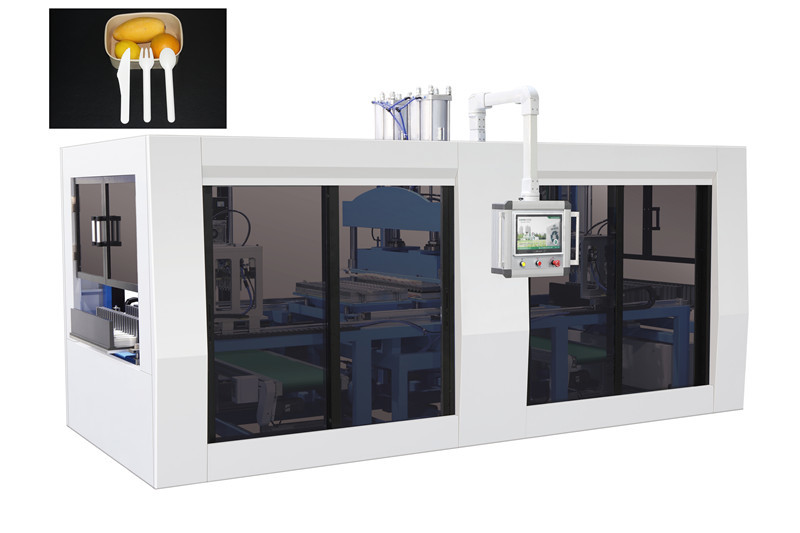 170pcs/Min Disposable Paper Cutlery Machine 80KW 220V 60HZ