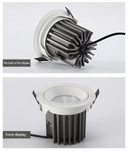 Wholesale AC180V-240V 12W LED Spotlight DALI Dimmable 35W Consumption Ra90 CRI from china suppliers