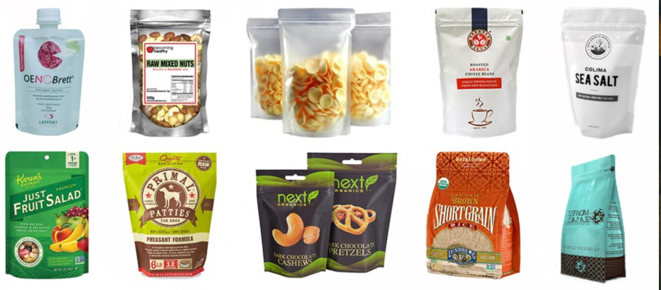 Multi Function 10heads Rotary Pouch Packing Machine Raisins Weighing