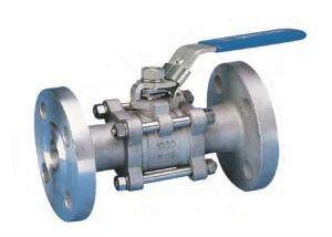 Wholesale 3 PC Flanged End Stainless Steel Threaded Ball Valve Spring Loaded Ball Valve from china suppliers