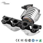 High Flow Steel Catalytic Converter Lower fuel consumption ISO9001