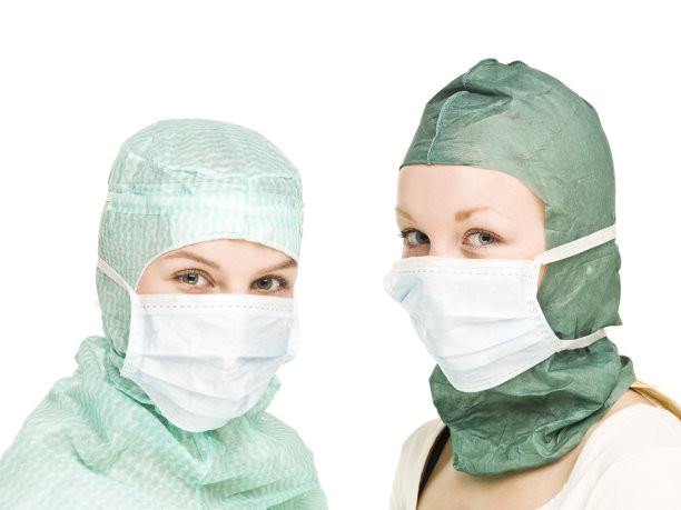 Elastic Disposable Tie-On 3Ply Face Mask 25 25 25 Gsm PP SMS Meltblown