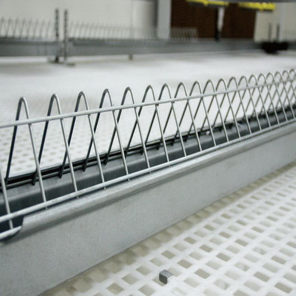 Poultry Farm Chain Trough Chicken Breeding Equipment 36m/min Conveying