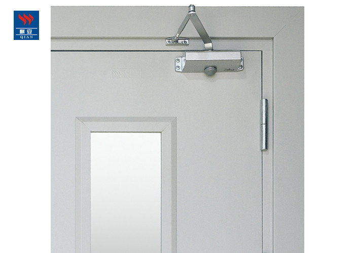 Double Interior Escape Exit Iron Fireproof Steel Doors