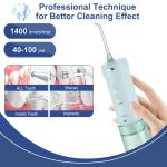 200ml Tank Cordless Dental Water Flosser , IPX7 Powerful Water Flosser