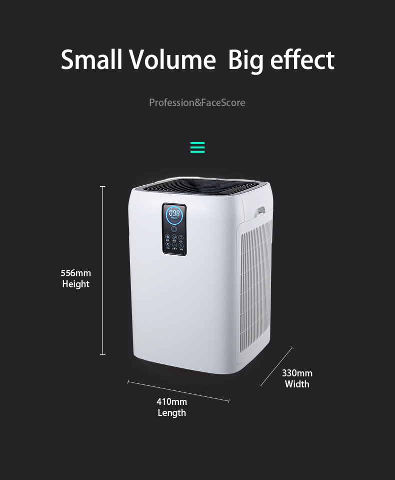 Homefish OEM Luchtreiniger Uvc Smart Air Purifier Anion Hepa h13 Air Cleaner Hepa Purificateur Dair Tuya Smart Wifi Air Purifier