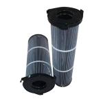 Synthetic Fiber Industrial Dust Collector Pleated Filter Fiberglass