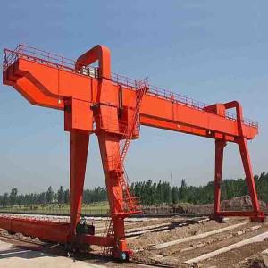 Wholesale Mobile Double Girder Gantry Crane Heavy Duty Cabin Controlled Electric Rail 40m 3phases from china suppliers