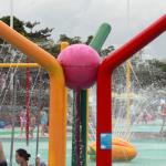 Fiberglass Aqua Park Equipment, Kids And Adults Water Game Aqua Play Structure