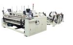 200-250m/Min Paper Roll Rewinder Machine , 4pcs Knives Toilet Paper And Kitchen