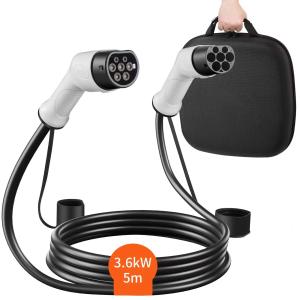 Wholesale Type 2 To Type 2 Ev Charging Cable 16A 220V 5M EV Car Charger Cable from china suppliers