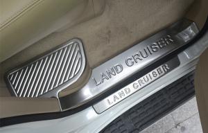 Wholesale TOYOTA New Land Cruiser LC200 2015 2016 Stainless Steel Side Door Sill Scuff Plate from china suppliers