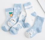 Cotton Newborn Crew Socks