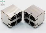 OEM 2x2 Ports RJ45 Jack Modular Connector Thru - Hole MJ5988-B022-RS