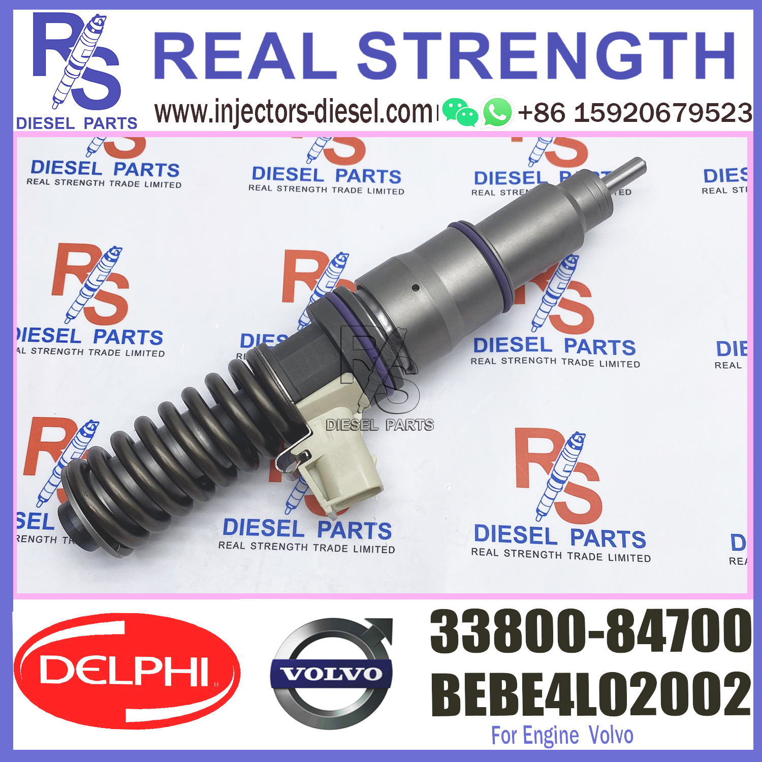 Diesel Fuel Injector 64561441 D15-L1F-U01 3380084700 28276638 7135754 28269743 L386TBE BEBE4L00001 33800-84700 for