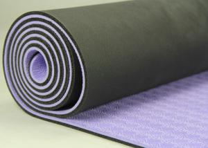 Wholesale Purple Durable Yoga Mat , Non Slippery Sweat Proof Yoga Mat Eco Friendly from china suppliers