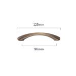 96mm 128mm Modern Brass Kitchen Cupboard Handles Hardware Mini Drawer Knob