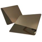 AISI 201 304 316 Champagne Gold Stainless Steel Sheet With Super Mirror Finish