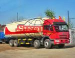 FAW 8x4 Dry Powder Bulk Cement Truck Low-Roof / High-Roof Cabin Type
