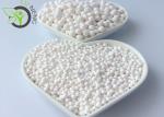 Mini White Activated Alumina Balls / Activated Alumina Beads Smooth Surface
