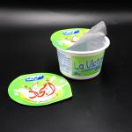 117mm 12oz 16oz Embossing Yogurt Foil Lid Heat Seal Lacquer