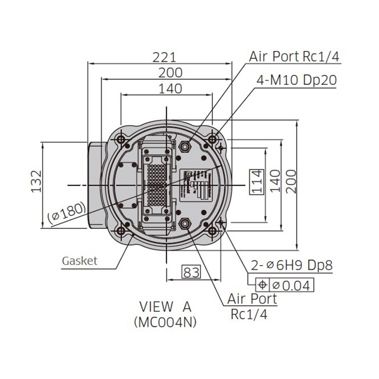 Clean Payload 4kg Reach 505.8mm 6 Axis Articulated Robot