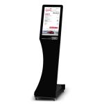 21.5 Inch Automatic Dispenser Hand Sanitizer Advertising Display Screen Kiosk